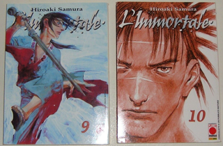 Lotto Fumetti manga samurai set serie l'immortale