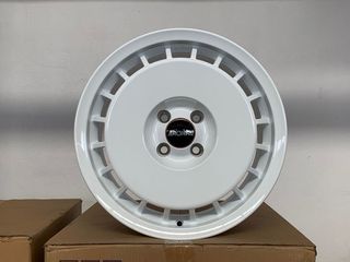 4 LLANTAS RONAL R50 blanca 7.5x16 4x100