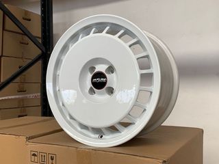 4 LLANTAS RONAL R50 blanca 7.5x16 4x100