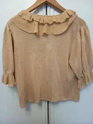 Blusa/Chaqueta Zara Beige Talla S