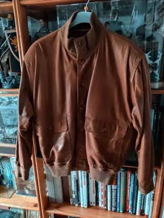 Cazadora piel piloto réplica años 20