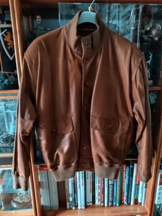 Cazadora piel piloto réplica años 20