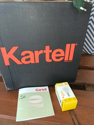 Lampada Kartell KD28 Verde Joe Colombo