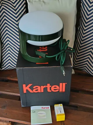 Lampada Kartell KD28 Verde Joe Colombo