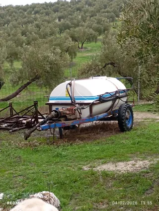 Cuba de curar para tractor