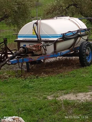 Cuba de curar para tractor