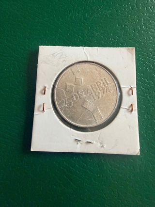 Moneda de plata 25 de Abril 1974 100 escudos