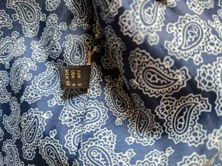 Chaqueta Piel Mujer Massimo Dutti azul