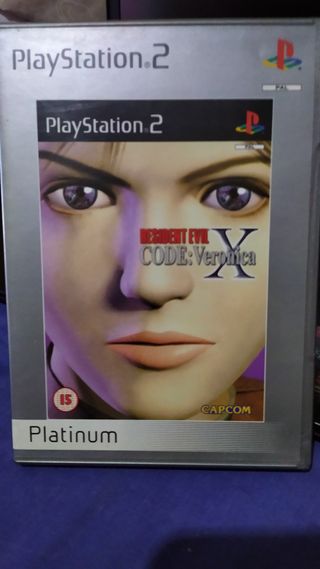 Resident Evil Code Veronica X PS2 Platinum