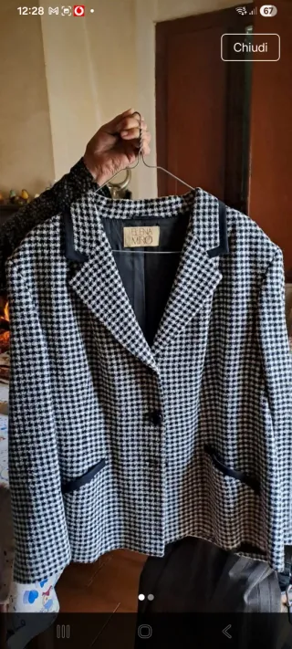 Giacca Elena Mirò fantasia pied de poule