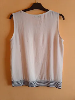 Blusa Café Noir sin mangas M-L