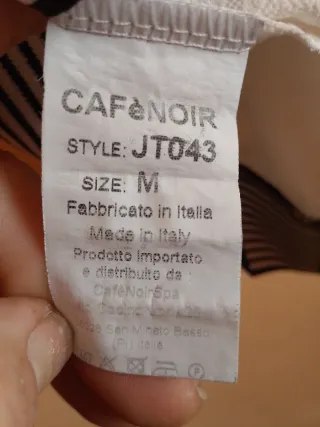 Blusa Café Noir sin mangas M-L