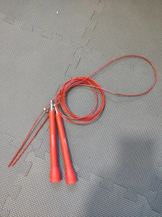 Comba de CrossFit Ajustable Roja