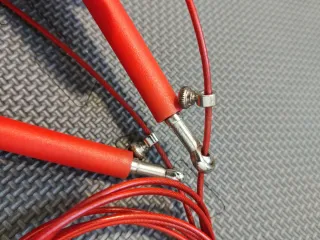 Comba de CrossFit Ajustable Roja