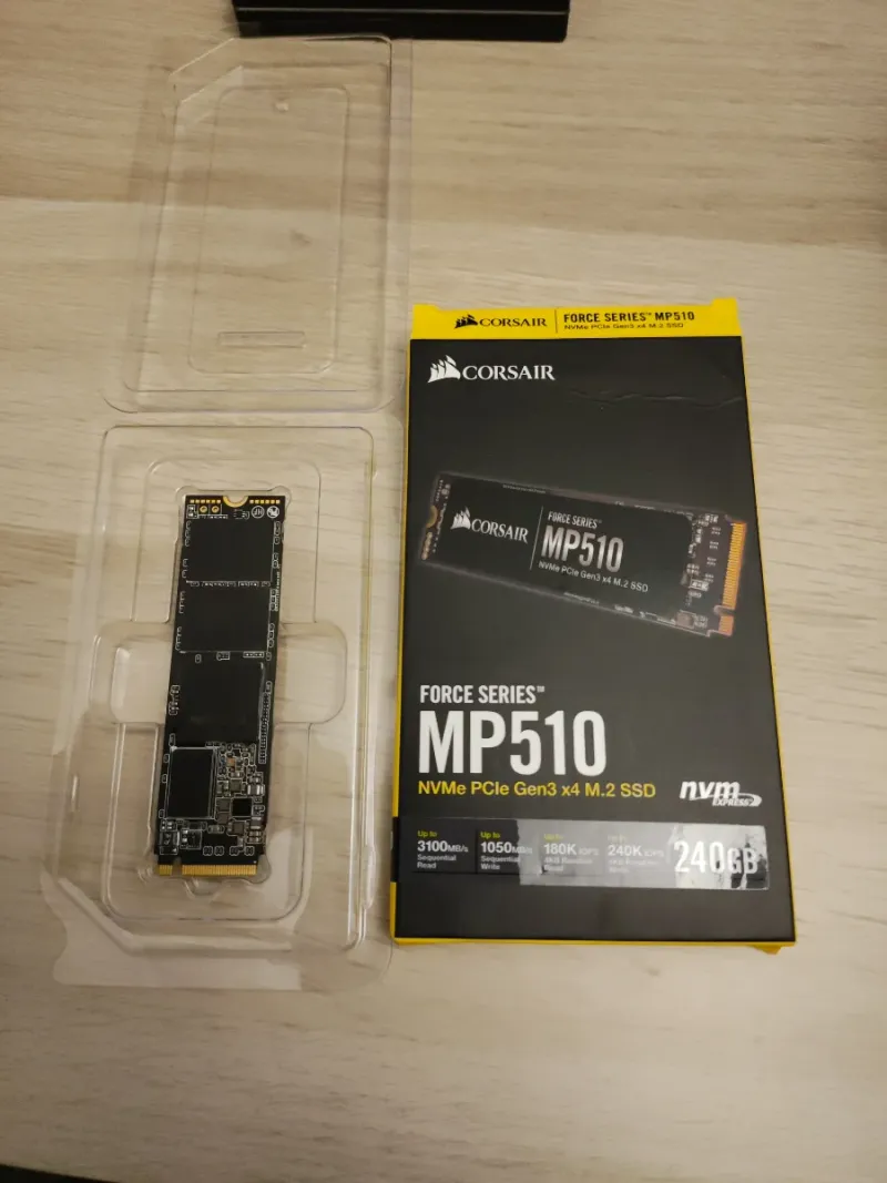 SSD M.2 Corsair MP510 240GB NVMe PCIe Gen3