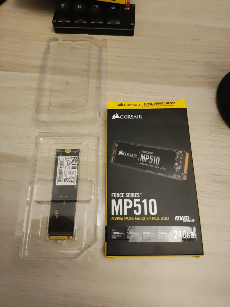 SSD M.2 Corsair MP510 240GB NVMe PCIe Gen3 afbeelding 2