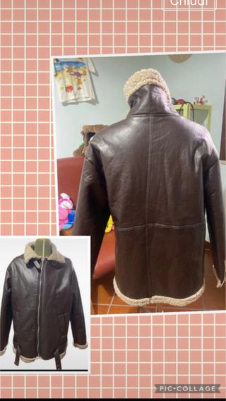 Giubbotto similpelle ragazzo pelliccia