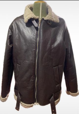 Giubbotto similpelle ragazzo pelliccia
