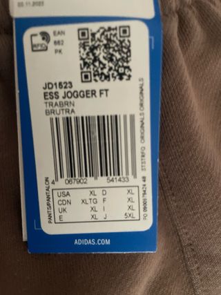 Pantalón chándal Adidas marrón