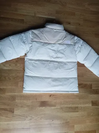 Cazadora The North Face Talla L Beige/Blanca