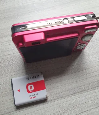 Cámara Sony Cyber-shot 10.1 MP Rosa