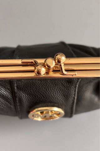 Monedero Piel Negro Marc Tomi Cierre Metálico