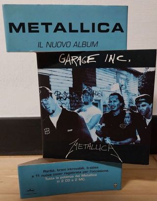 Metallica Load Poster 3 Giugno 1996 + Garage inc