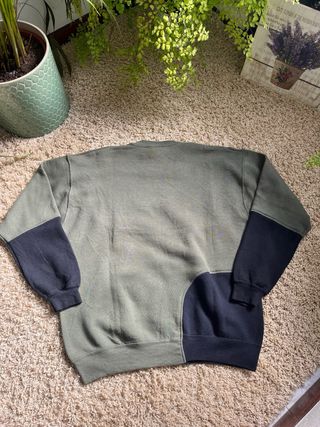 Moletom Nike Rework Verde Caqui & Preto