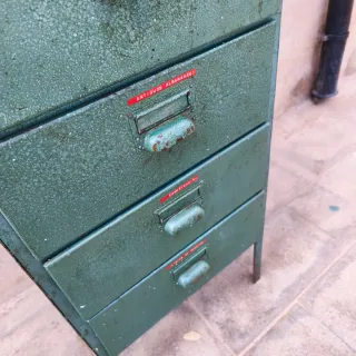 Archivador / cajonera industrial de los años 50