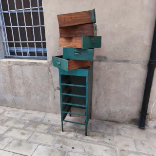Archivador / cajonera industrial de los años 50