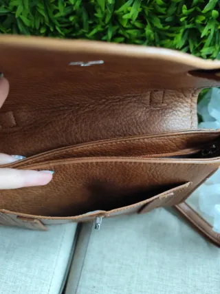 Bolso maletín marrón nuevo