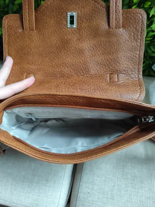 Bolso maletín marrón nuevo