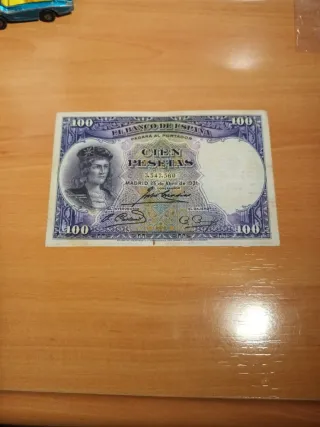 Billete 100 pesetas 1931 El Banco de España