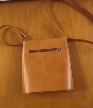 Borsa tracolla vera pelle Modamoda cuoio