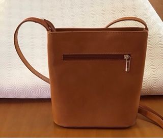 Borsa tracolla vera pelle Modamoda cuoio