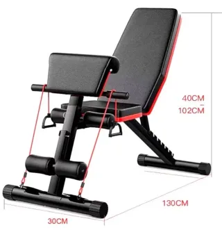 SIN ABRIR A ESTRENAR Banco de pesas plegable