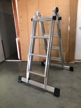 Escalera Plegable Profesional Aluminio