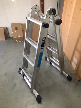 Escalera Plegable Profesional Aluminio