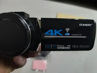 Videocámara Komery 4K 56MP Zoom 18X sin estrenar