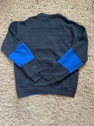 Sweatshirt Nike Rework Azul Marinho & Cinza Escu