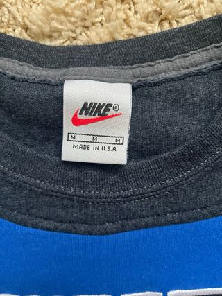 Sweatshirt Nike Rework Azul Marinho & Cinza Escu