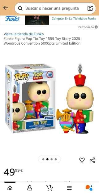 Funko Pop Tin Toy Edición Limitada 5000 piezas