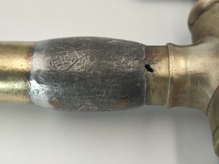 Grifo antiguo latón barril/tonel