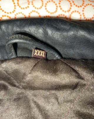 Chaqueta de piel de búfalo para hombre