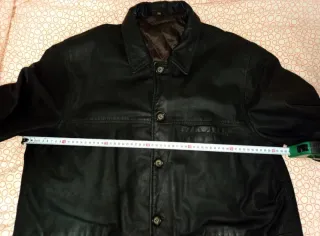 Chaqueta de piel de búfalo para hombre