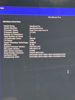 MacBook Pro 13 2017, touch bar