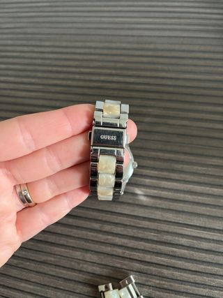 Orologio Guess donna argento e bianco