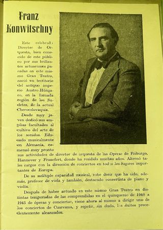 PROGRAMA OFICIAL DEL GRAN TEATRO DEL LICEO -1950-