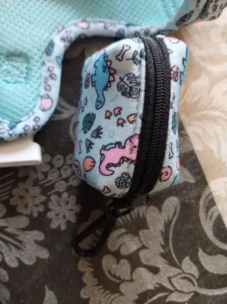 Imbracatura e porta borse My Pug & Co. dinosauri