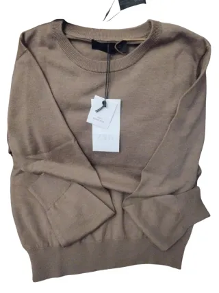 Falda Zara satinada estampado cuadros